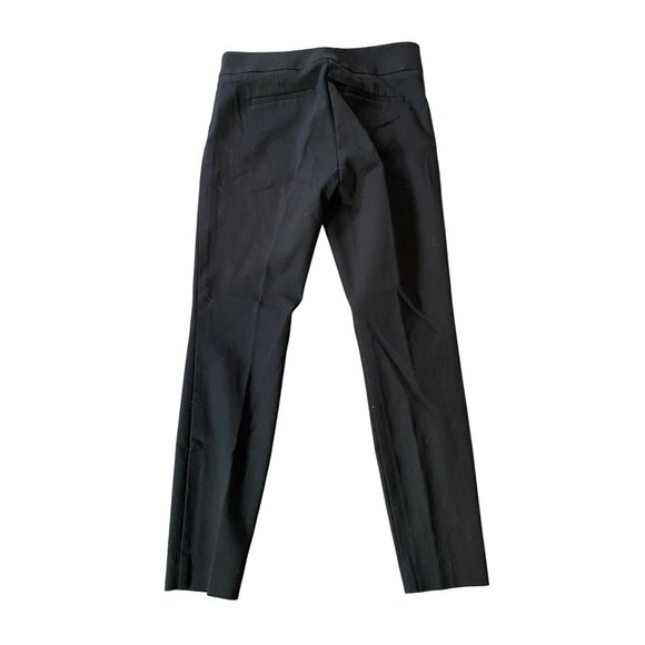 Loft Marisa Black Pants Gold Button Accents 2P - Picture 2 of 8